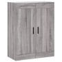 High sideboard sonoma gray plywood 69.5x34x180 cm by vidaXL, Sideboards - Ref: Foro24-3199959, Price: 165,07 €, Discount: %