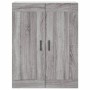 High sideboard sonoma gray plywood 69.5x34x180 cm by vidaXL, Sideboards - Ref: Foro24-3199959, Price: 165,07 €, Discount: %