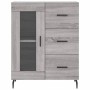 High sideboard sonoma gray plywood 69.5x34x180 cm by vidaXL, Sideboards - Ref: Foro24-3199959, Price: 165,07 €, Discount: %