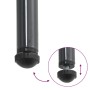 Conjunto de Comedor de Jardín 3 pcs Negro y Antracita