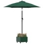 Base de parasol con macetero Verde 45 x 45 x 45 cm Acero