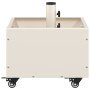 Base de parasol con macetero Blanco 45 x 45 x 45 cm Acero en Bases para sombrillas | Comprar online en Foro24