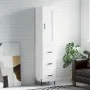 Tall white plywood sideboard 34.5x34x180 cm by vidaXL, Sideboards - Ref: Foro24-3200201, Price: 128,07 €, Discount: %