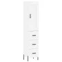 Tall white plywood sideboard 34.5x34x180 cm by vidaXL, Sideboards - Ref: Foro24-3200201, Price: 128,07 €, Discount: %