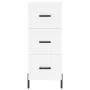 Tall white plywood sideboard 34.5x34x180 cm by vidaXL, Sideboards - Ref: Foro24-3200201, Price: 128,07 €, Discount: %