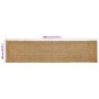 Alfombra Beige 60 x 400 cm yute
