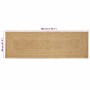 Alfombra Beige 80 x 300 cm yute