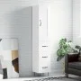 Hochglänzendes Sideboard aus weißem Sperrholz, 34,5 x 34 x 180 cm von vidaXL, Sideboards - Ref: Foro24-3200227, Preis: 116,99...