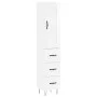 High glossy white plywood sideboard 34.5x34x180 cm by vidaXL, Sideboards - Ref: Foro24-3200227, Price: 116,84 €, Discount: %