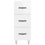 Hochglänzendes Sideboard aus weißem Sperrholz, 34,5 x 34 x 180 cm von vidaXL, Sideboards - Ref: Foro24-3200227, Preis: 116,99...