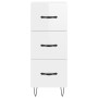 Hochglänzendes Sideboard aus weißem Sperrholz, 34,5 x 34 x 180 cm von vidaXL, Sideboards - Ref: Foro24-3200227, Preis: 118,43...