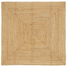 Alfombra Beige 160 x 160 cm yute