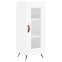 Aparador alto madera contrachapada blanco brillo 34,5x34x180 cm by vidaXL, Sideboards - Ref: Foro24-3200363, Price: 105,27 €,...