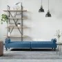Blue velvet sofa bed with armrests by vidaXL, Sofas - Ref: Foro24-351893, Price: 286,41 €, Discount: %