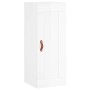 Aparador alto madera contrachapada blanco brillo 34,5x34x180 cm by vidaXL, Sideboards - Ref: Foro24-3200363, Price: 106,50 €,...