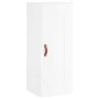 Aparador alto madera contrachapada blanco brillo 34,5x34x180 cm by vidaXL, Sideboards - Ref: Foro24-3200363, Price: 105,27 €,...