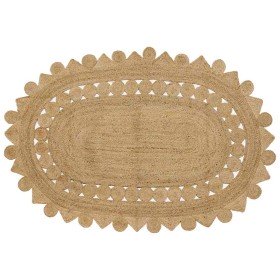 Alfombra Beige 152 x 245 cm yute