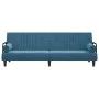 Blaues Samtschlafsofa mit Armlehnen von vidaXL, Sofas - Ref: Foro24-351893, Preis: 286,41 €, Rabatt: %