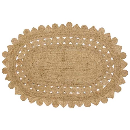 Alfombra Beige 205 x 305 cm yute