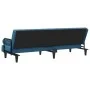 Blue velvet sofa bed with armrests by vidaXL, Sofas - Ref: Foro24-351893, Price: 286,41 €, Discount: %