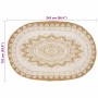Alfombra Marrón 152 x 245 cm yute