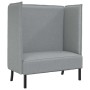 Sofa de Espalda Alta Gris claro 109 x 56 x 121 cm tela en Sofás | Comprar online en Foro24
