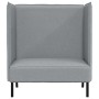 Sofa de Espalda Alta Gris claro 109 x 56 x 121 cm tela en Sofás | Comprar online en Foro24