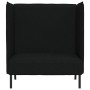 Sofa de Espalda Alta Negro 109 x 56 x 121 cm tela