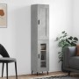 Betongraues Sperrholz-Sideboard 34,5 x 34 x 180 cm von vidaXL, Sideboards - Ref: Foro24-3200405, Preis: 101,24 €, Rabatt: %
