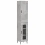 Concrete gray plywood sideboard 34.5x34x180 cm by vidaXL, Sideboards - Ref: Foro24-3200405, Price: 100,02 €, Discount: %
