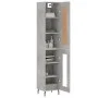 Concrete gray plywood sideboard 34.5x34x180 cm by vidaXL, Sideboards - Ref: Foro24-3200405, Price: 100,02 €, Discount: %