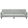 Sofá cama con reposabrazos terciopelo gris claro de vidaXL, Sofás - Ref: Foro24-351894, Precio: 261,58 €, Descuento: %