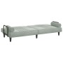 Light gray velvet sofa bed with armrests by vidaXL, Sofas - Ref: Foro24-351894, Price: 266,24 €, Discount: %