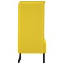 Sofa de Espalda Alta Amarillo claro 109 x 56 x 121 cm tela