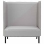 Sofa de Espalda Alta Gris nube 109 x 56 x 121 cm tela