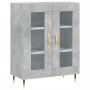Tall plywood gray concrete sideboard 69.5x34x180 cm by vidaXL, Sideboards - Ref: Foro24-3198261, Price: 158,52 €, Discount: %