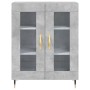 Hohes Sideboard Sperrholz grauer Beton 69,5x34x180 cm von vidaXL, Sideboards - Ref: Foro24-3198261, Preis: 158,52 €, Rabatt: %