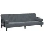 Dark gray velvet sofa bed with armrests by vidaXL, Sofas - Ref: Foro24-351895, Price: 276,93 €, Discount: %