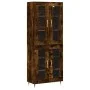 Hohes Sideboard aus geräuchertem Eichensperrholz, 69,5 x 34 x 180 cm von vidaXL, Sideboards - Ref: Foro24-3198262, Preis: 161...