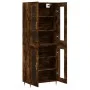 Hohes Sideboard aus geräuchertem Eichensperrholz, 69,5 x 34 x 180 cm von vidaXL, Sideboards - Ref: Foro24-3198262, Preis: 161...