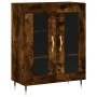 Hohes Sideboard aus geräuchertem Eichensperrholz, 69,5 x 34 x 180 cm von vidaXL, Sideboards - Ref: Foro24-3198262, Preis: 161...
