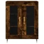 Hohes Sideboard aus geräuchertem Eichensperrholz, 69,5 x 34 x 180 cm von vidaXL, Sideboards - Ref: Foro24-3198262, Preis: 161...