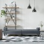 Dunkelgraues Samtschlafsofa mit Armlehnen von vidaXL, Sofas - Ref: Foro24-351895, Preis: 311,28 €, Rabatt: %