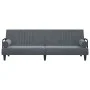 Dark gray velvet sofa bed with armrests by vidaXL, Sofas - Ref: Foro24-351895, Price: 276,93 €, Discount: %