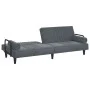 Dark gray velvet sofa bed with armrests by vidaXL, Sofas - Ref: Foro24-351895, Price: 276,93 €, Discount: %