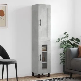 Betongraues Sperrholz-Sideboard 34,5 x 34 x 180 cm von vidaXL, Sideboards - Ref: Foro24-3200413, Preis: 103,06 €, Rabatt: %