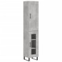 Betongraues Sperrholz-Sideboard 34,5 x 34 x 180 cm von vidaXL, Sideboards - Ref: Foro24-3200413, Preis: 104,31 €, Rabatt: %