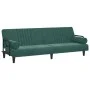Dark green velvet sofa bed with armrests by vidaXL, Sofas - Ref: Foro24-351896, Price: 273,15 €, Discount: %
