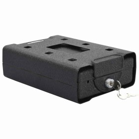 Caja Fuerte para Auto Negro 21.8 x 16 x 7 cm Acero
