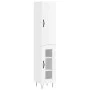 Aparador alto madera contrachapada blanco brillo 34,5x34x180 cm by vidaXL, Sideboards - Ref: Foro24-3200419, Price: 103,50 €,...